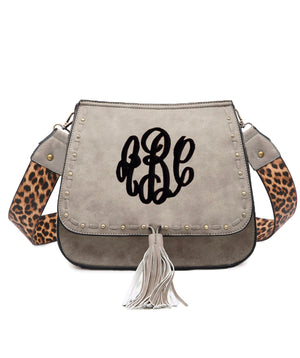 Bailey: Crossbody with Animal Print Contrast Strap