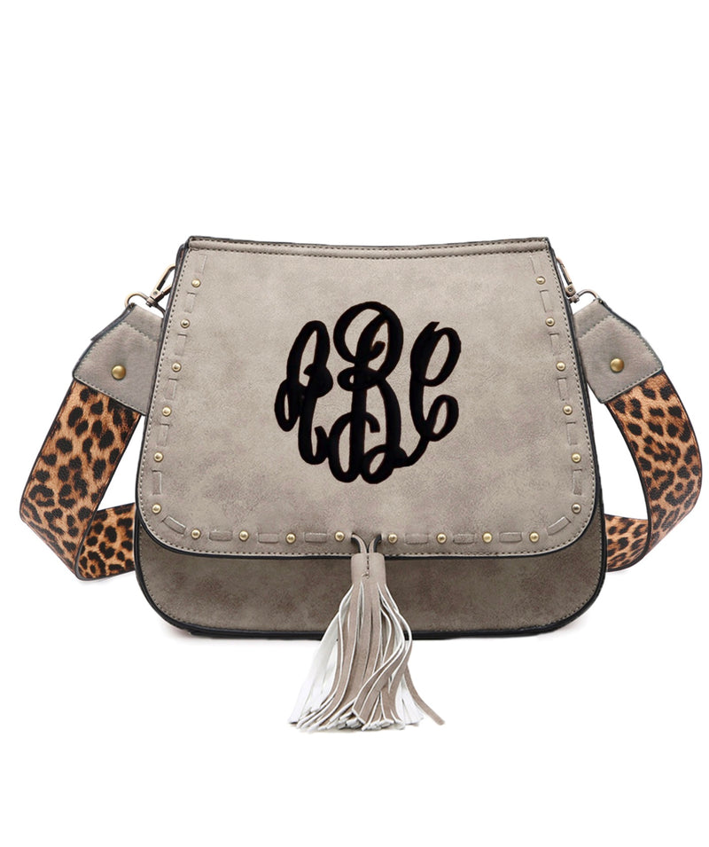 Bailey: Crossbody with Animal Print Contrast Strap