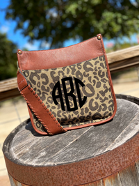 Chloe: Cheetah Crossbody with Guitar Strap