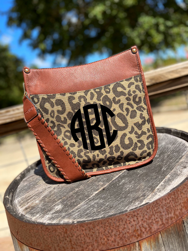 Chloe: Cheetah Crossbody with Guitar Strap