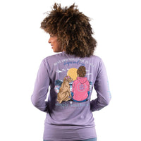 Simply Southern Long Sleeve TShirt: Best/ Lilac