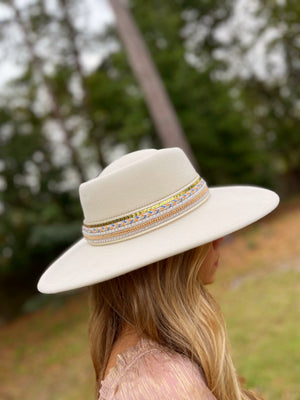 Blaze: Wide Brim Multi Trim Hat