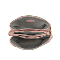 Izzy: Monogram Crossbody W/ Chain