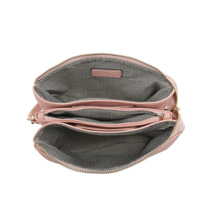 Izzy: Monogram Crossbody W/ Chain