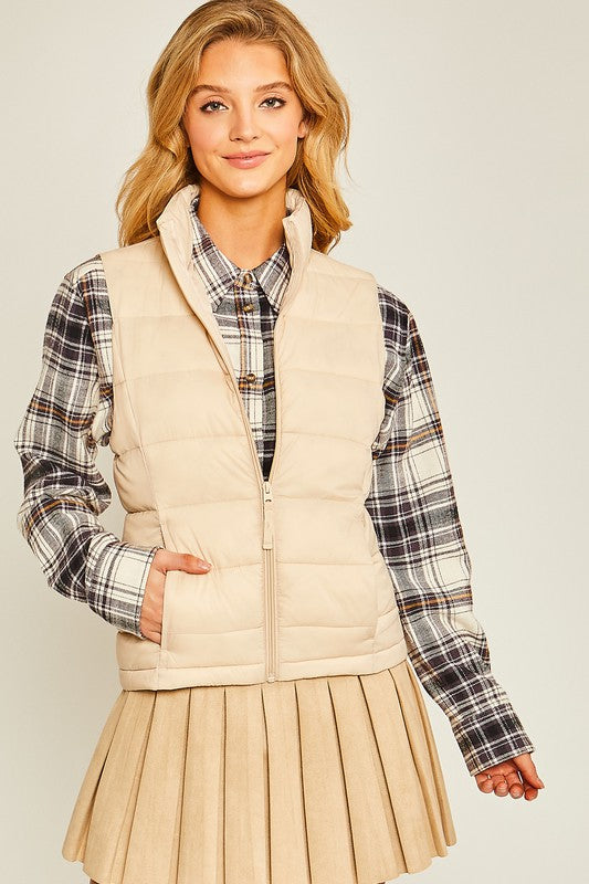 Comfort Zone: Solid Puff Vest
