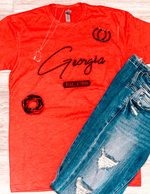 Georgia Established Fitted Tee