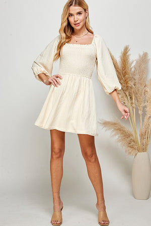 Pinky Promise: Square Neck Dress