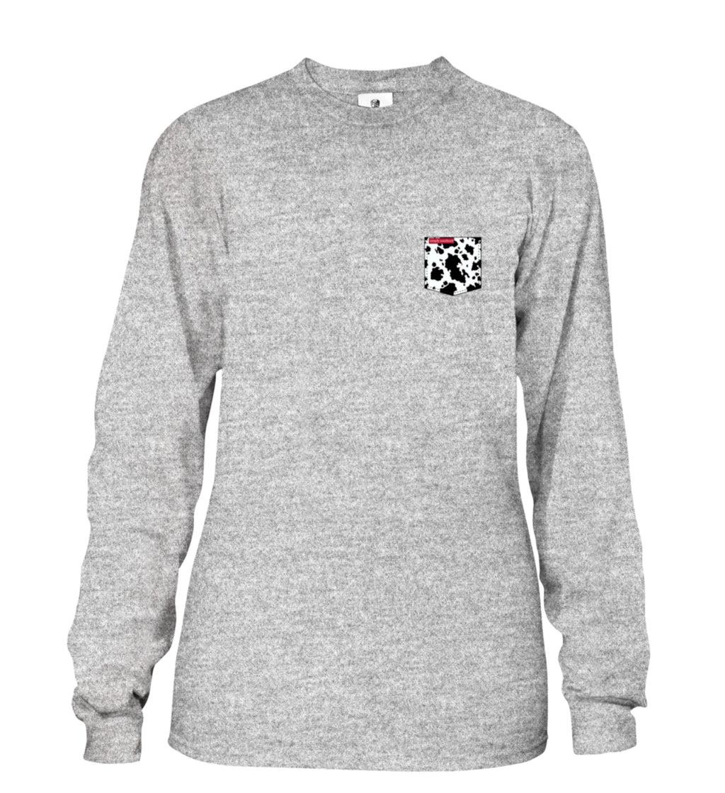 Simply Southern Long Sleeve TShirt: Scrub/ Gray