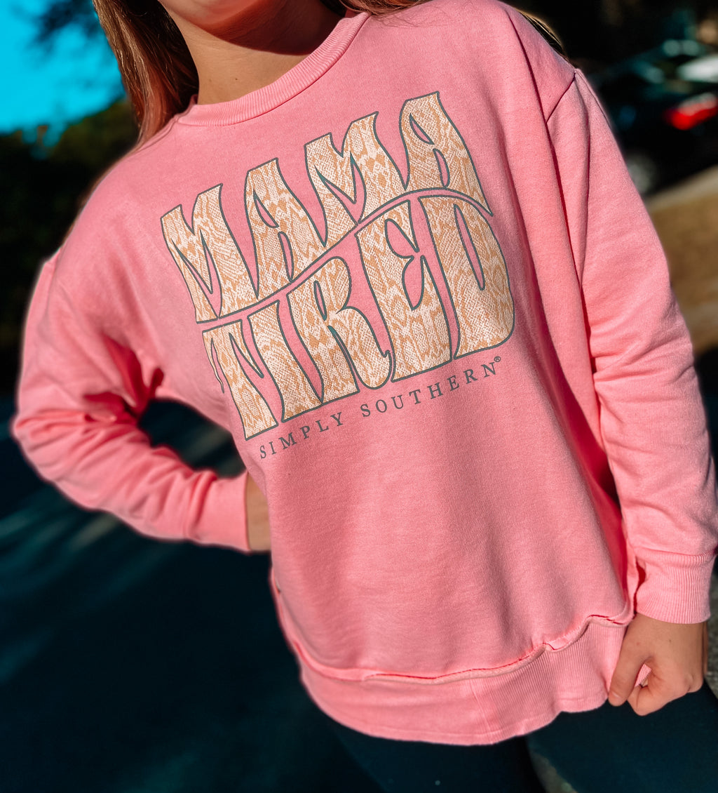 Simply Southern: Mama Crew Sweatshirt