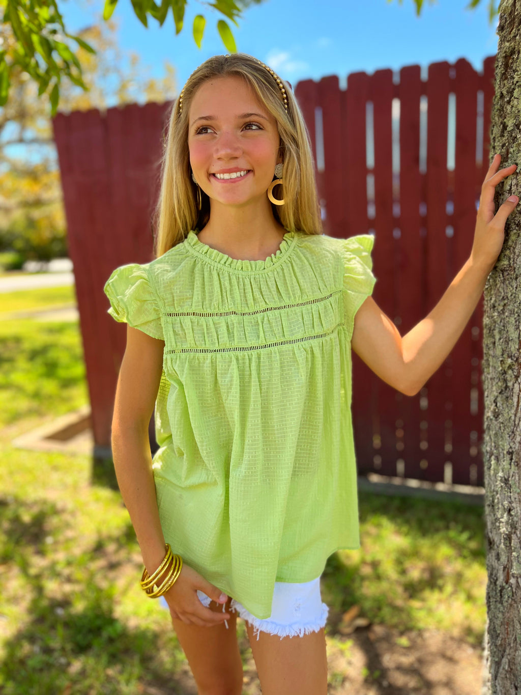 Don’t Worry: Ruffle Sleeve Top