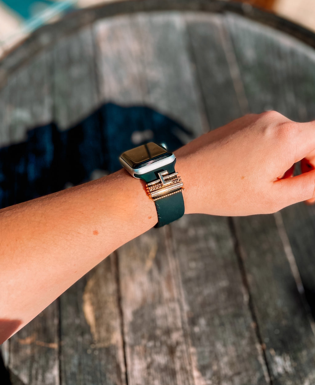 Always On Time: Initial Apple Watch Band/ 38mm
