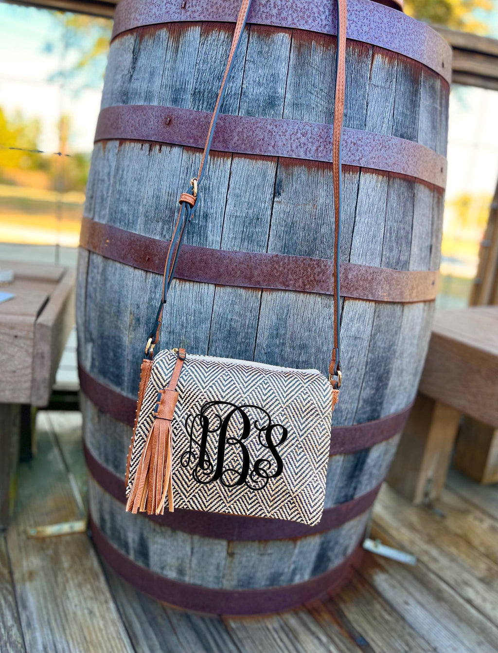 Sabrina: 2 Tone Crossbody w/ 3 Compartments