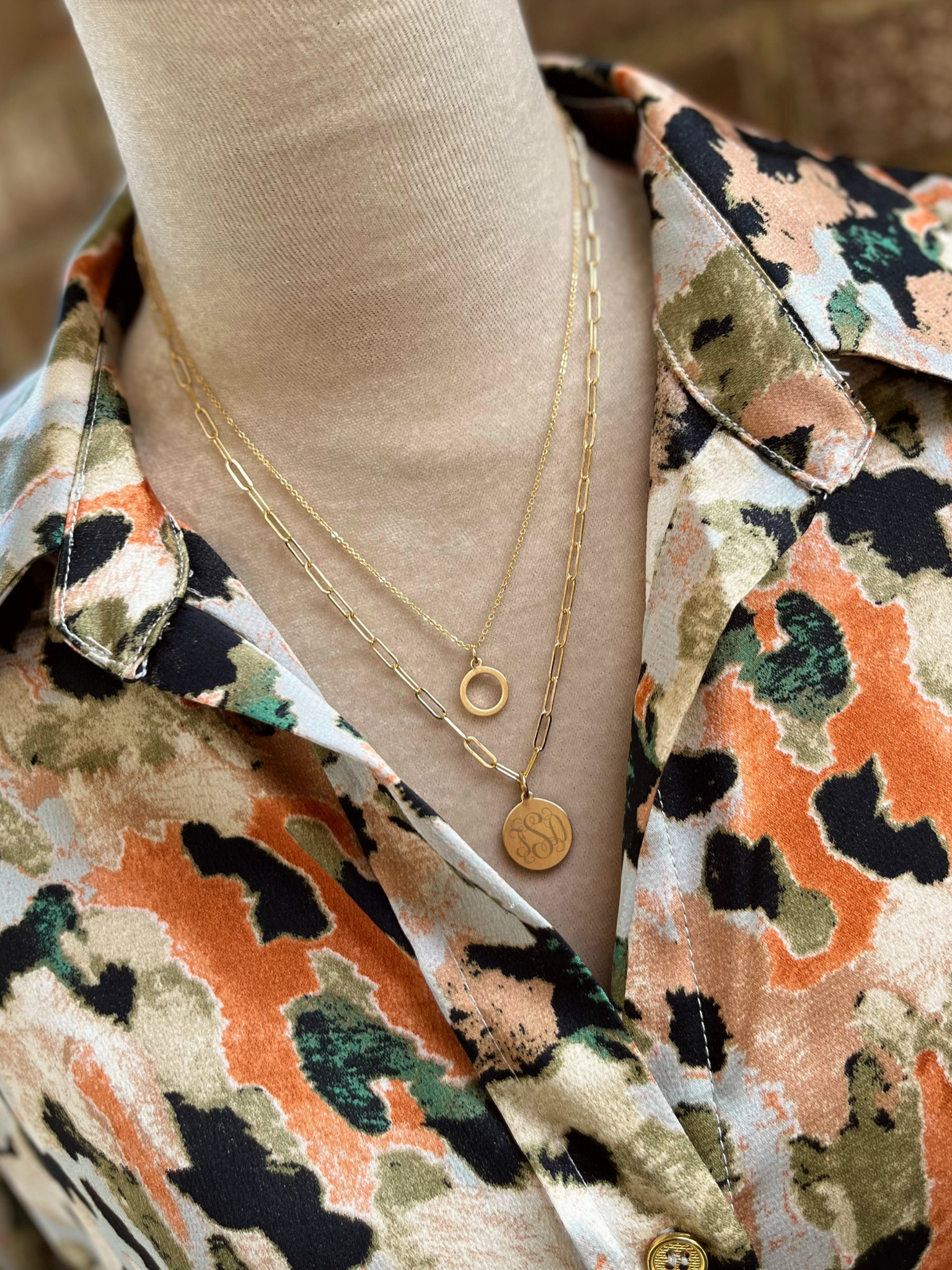 Madewell coin layered necklace deals