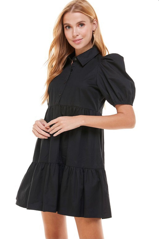 Blair: Poplin Shirt Dress