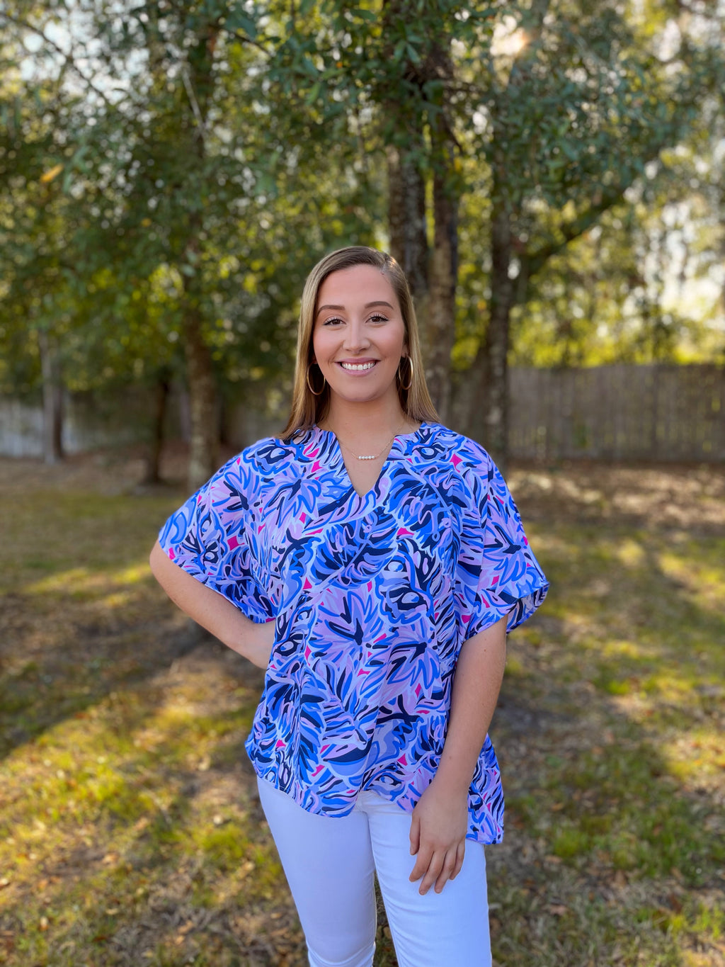 Simply Southern: Drape Blouse