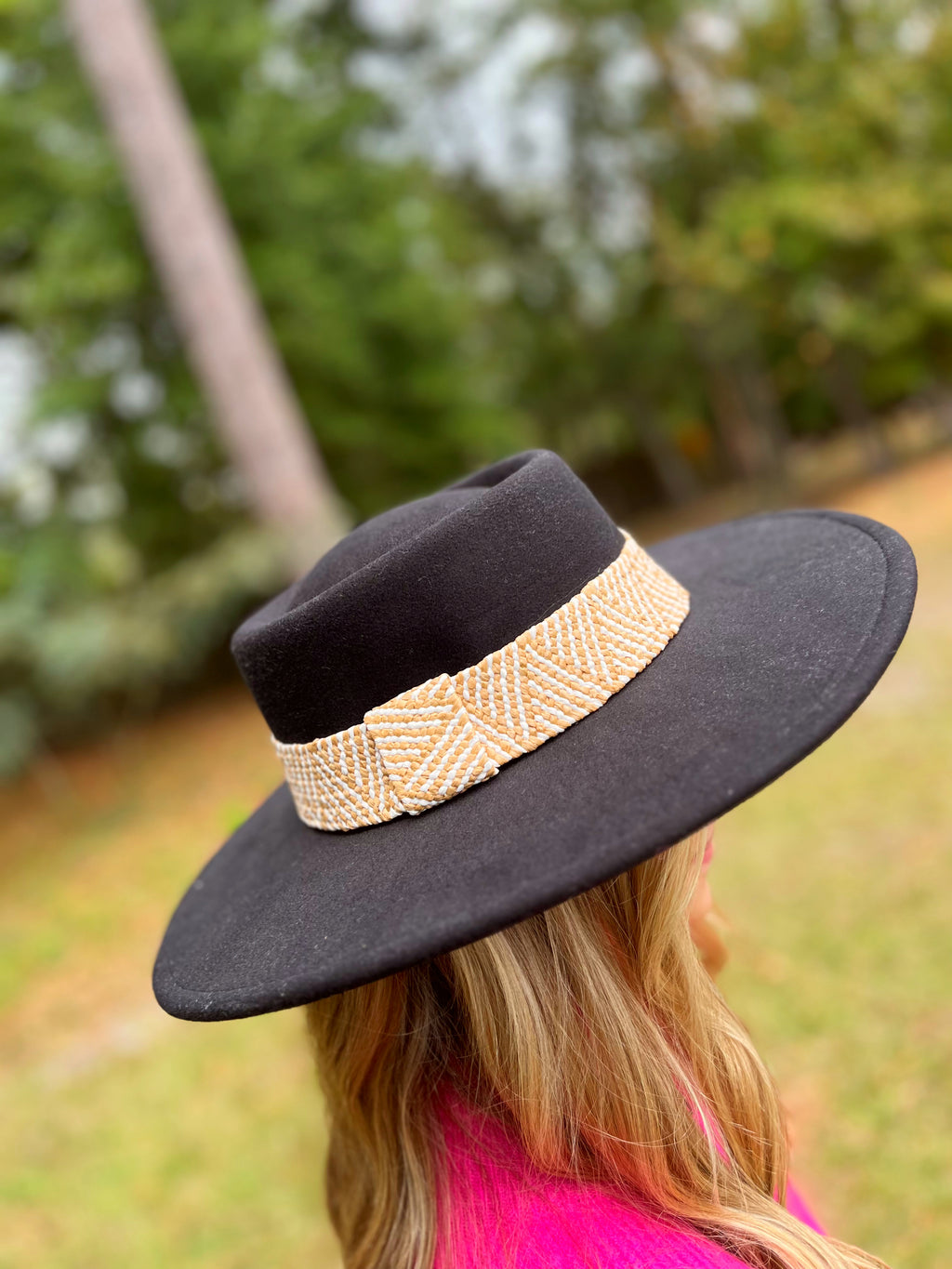 Stevie: Boho Wide Brim Hat