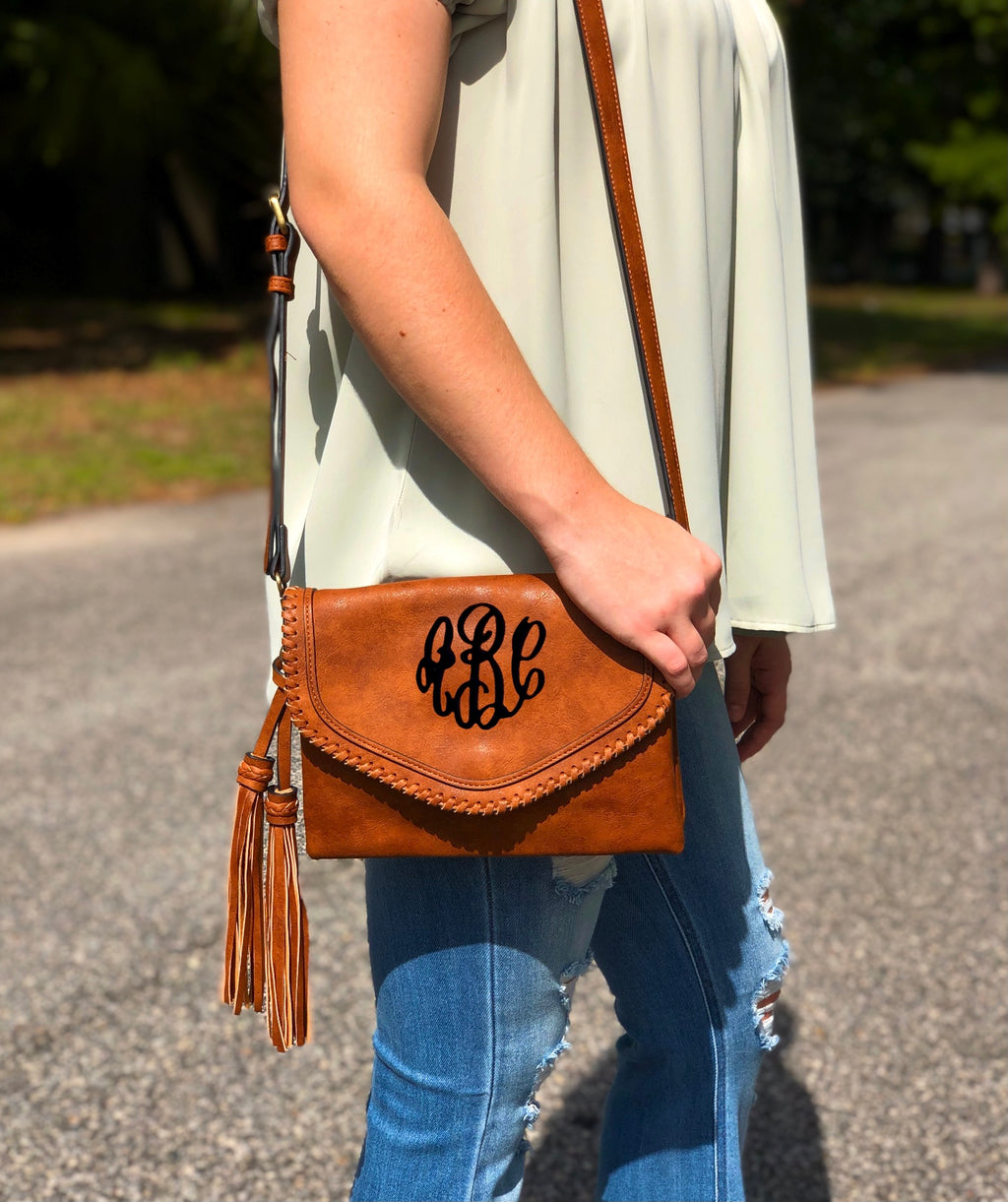 Sloane: Whipstitch Crossbody