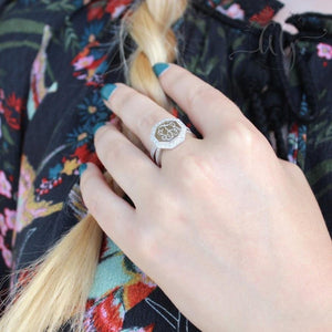 Lisa: Sterling Silver Monogram Ring