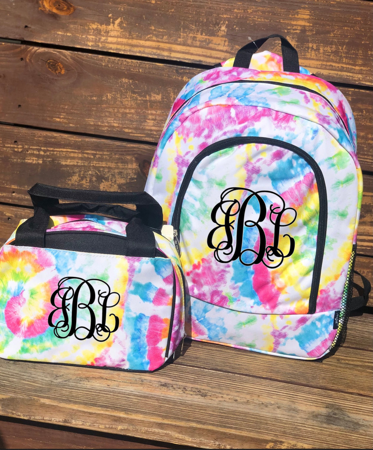 Too Dye For Tie Dye Backpack Lunchbox