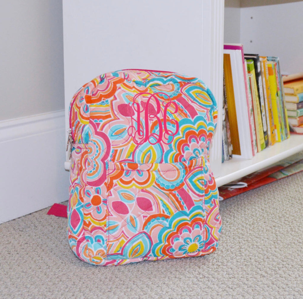 Flower Power: Quilted Backpack