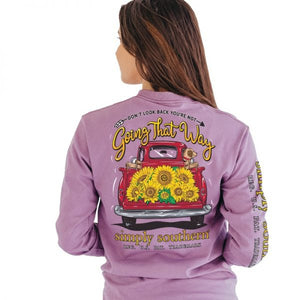Simply Southern Long Sleeve TShirt: Look/Iris