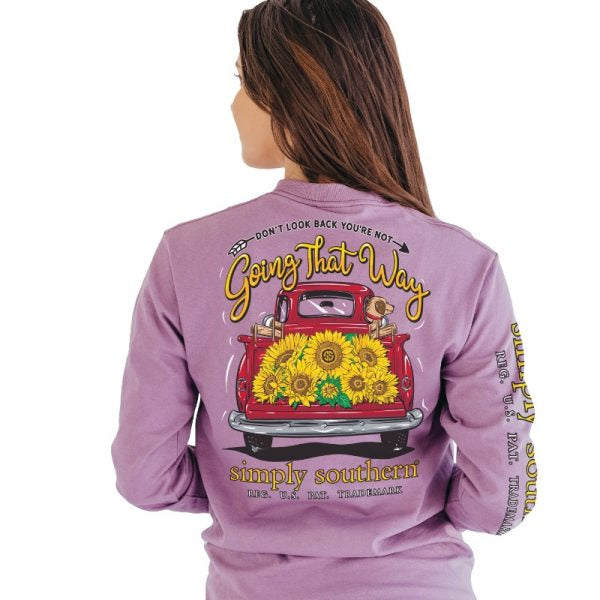 Simply Southern Long Sleeve TShirt: Look/Iris