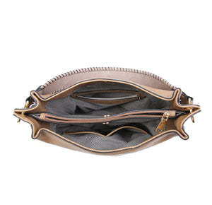 Amber: Hobo 3 Compartment Monogram Handbag