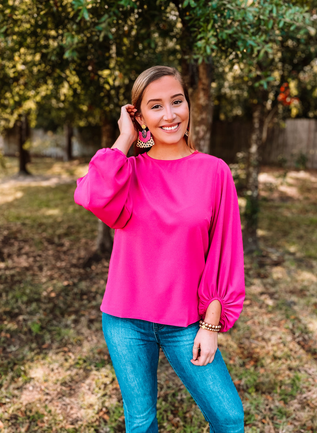 Paxton: Draped Sleeve Top