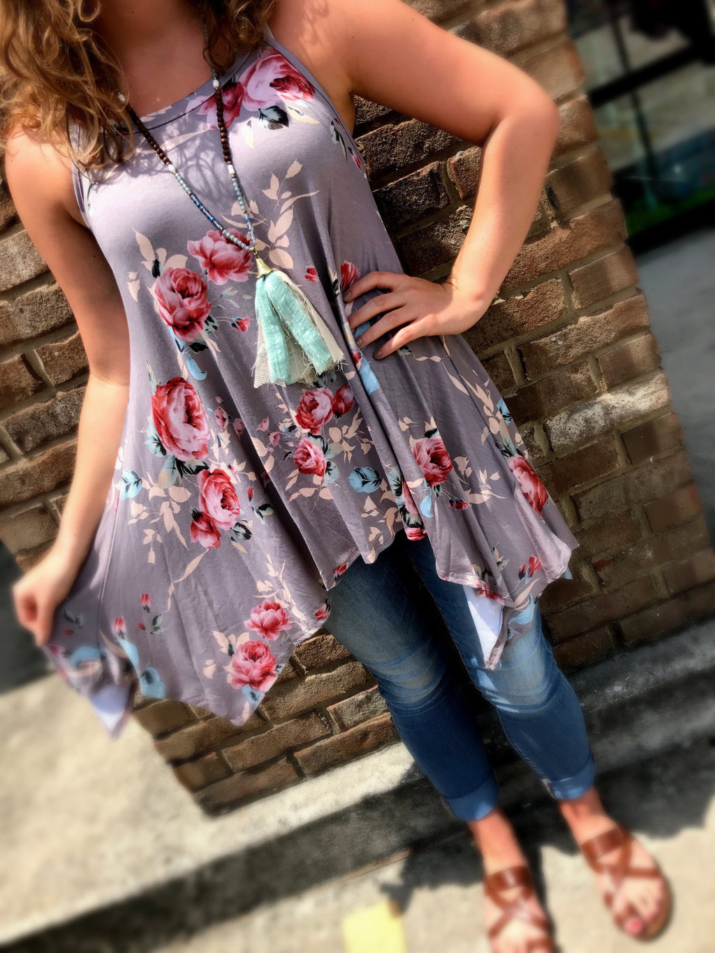 Flowy Floral Tank