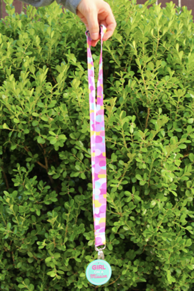 Big Confetti Lanyard