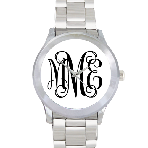 Monogram Watch: White/ Black