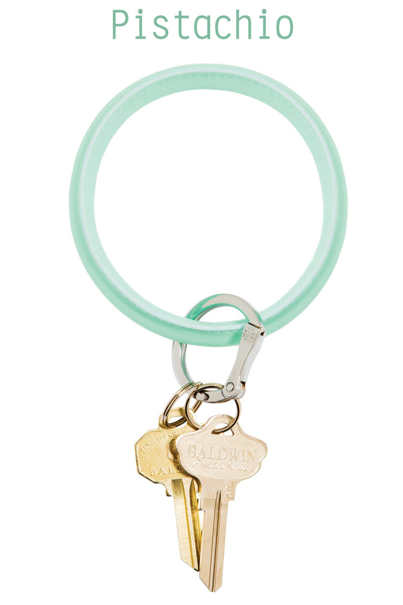 Big O Key Rings: Signature/ Smooth Leather