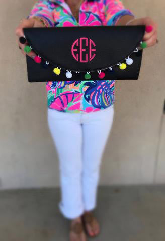Pom Pom Resort Clutch
