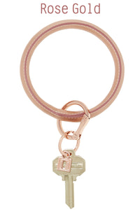 Big O Key Rings: Signature/ Smooth Leather