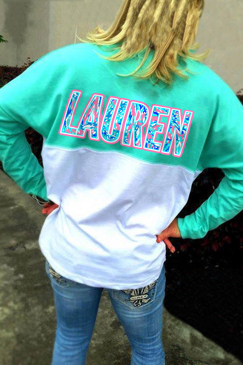 Custom sales spirit jersey