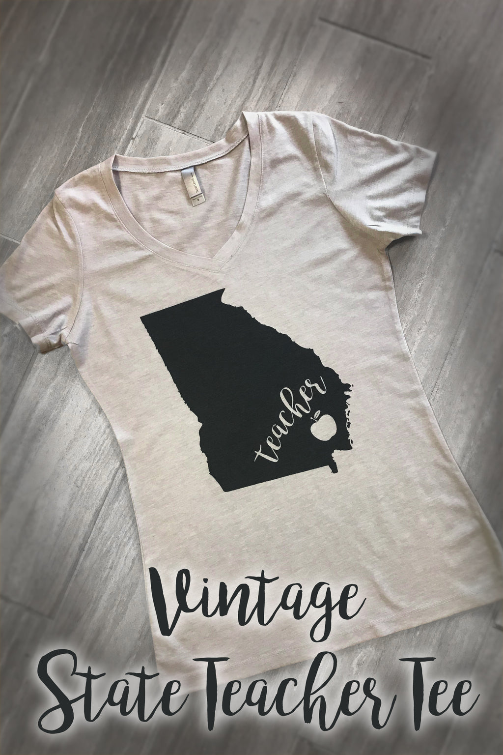 Vintage Teacher State Tee