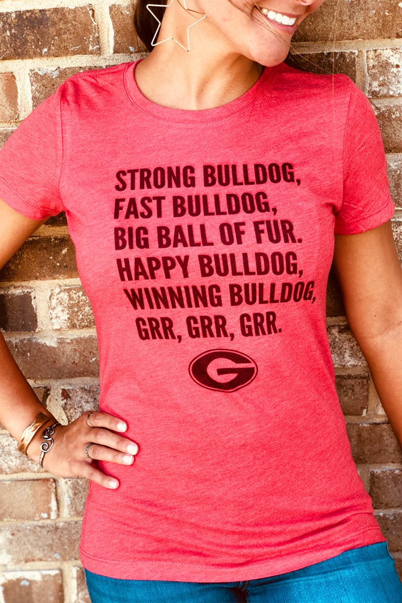 Game-Day Tee: Strong Bulldog