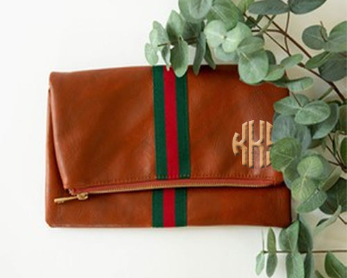 Just Go With It: Faux Leather Clutch