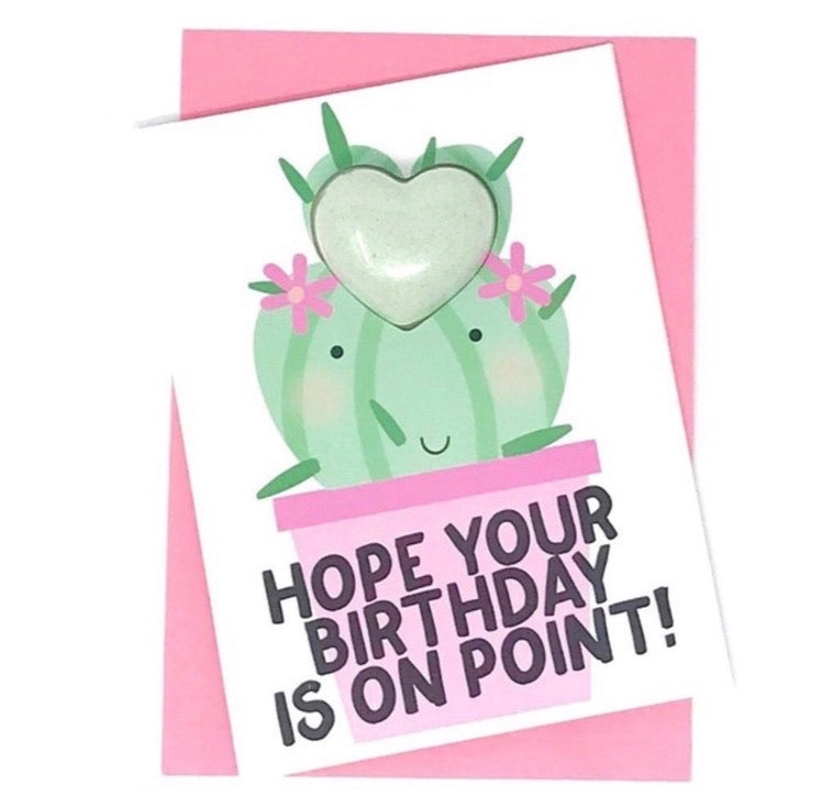 Hope Your Birthday Is On Point Bath Fizzy Card