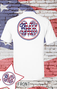 American Pride Short Sleeve T-Shirt: White/ Flag